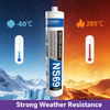  600 ° F 구조, 장식 및 Industirsl usmplect를위한 온도 실리콘 실란트